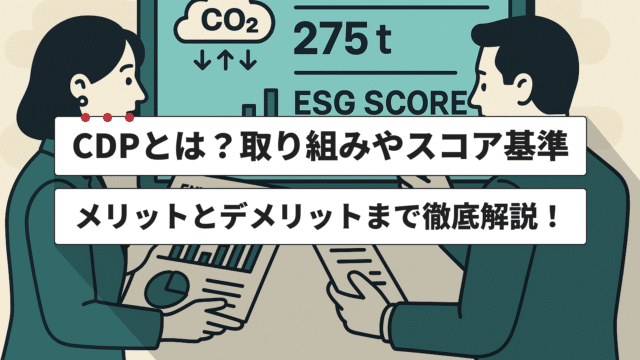 CDPとは？取り組みやスコア基準、メリットとデメリットまで徹底解説