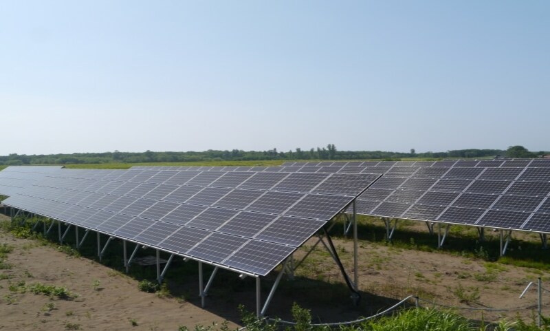 太陽光発電のソーラーパネル