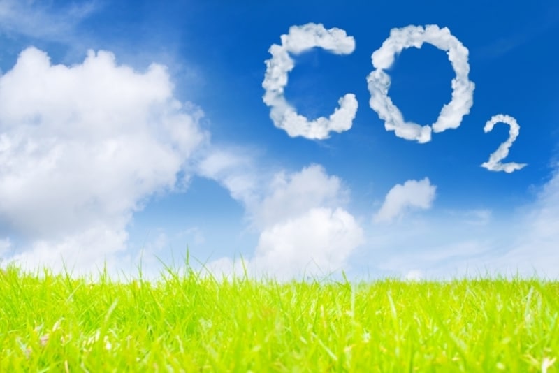 CO2の文字になっている雲